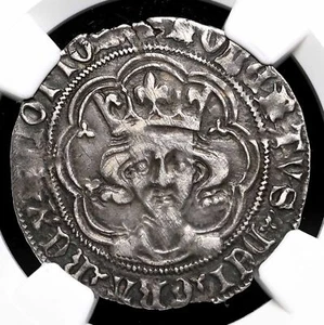 SCOTLAND. Robert III, 1390-1403. Silver Groat, S-5170, Perth mint, NGC XF40 - Picture 1 of 4