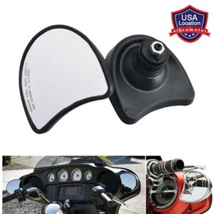 Espejos retrovisores laterales de montaje en carenado negro para Harley Electra Street Glide 14-22 - Imagen 1 de 15