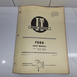 Ford I&T Shop Manual Service Repair FO-32 Series 8000 8600 9000 9600 Tractors - Picture 1 of 3