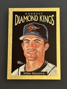 1995 Donruss Diamond Kings #28 Mike Mussina /10000 HOF
