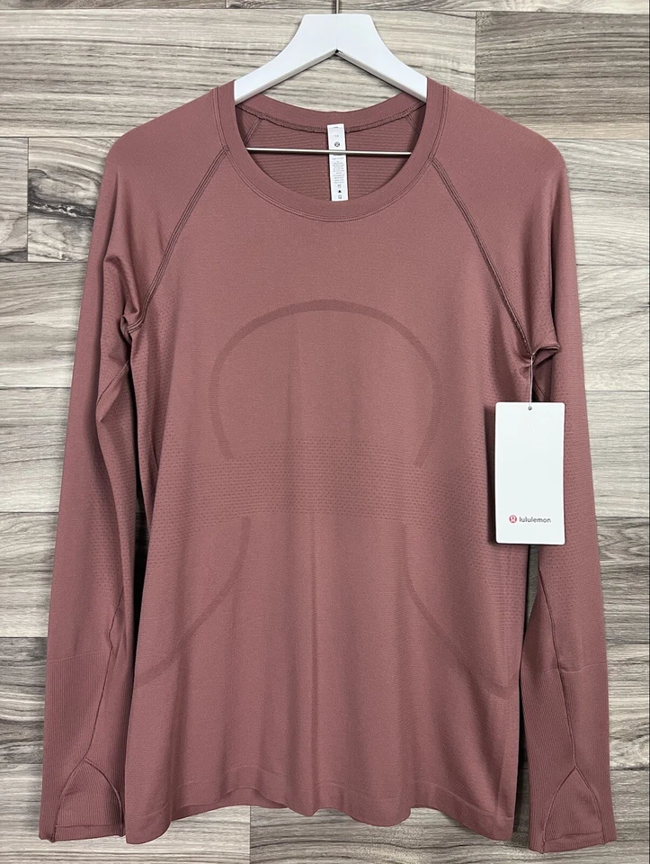 Lululemon Swiftly Tech Long Sleeve 2.0 Size 12 Spiced Chai SCHI 57214