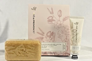 Pre de Provence Honey Almond Shea Butter 150g Soap &  1oz Hand Cream Gift Set - Picture 1 of 4
