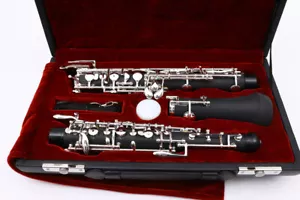 New Oboe C key Ebonite Wood 3rd Octave left F Resonance F with case #G1 - Picture 1 of 11