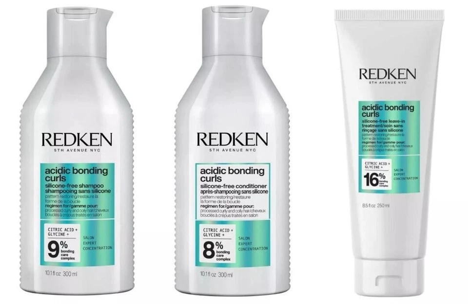 Redken Acidic Bonding Curls Shampoo,Conditioner And Leave-in Treatment- Set - Image 1 of 1