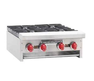 American Range 24" Heavy Duty Commercial (4) Burner Countertop Gas Hotplate - Picture 1 of 1