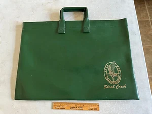 Vintage 1984 Golf Press Kit Green Bag Holder 66th PGA Tournament Shoal Creek - Picture 1 of 6