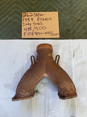 Polaris Indy Trail 488 1988 tubo de escape colector tubo Y 262 Foto 1 de 4