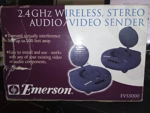 EMERSON 2.4 GHZ INALÁMBRICO, TRANSMISOR DE AUDIO/VIDEO ESTÉREO EVS5000 - Imagen 1 de 3