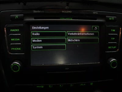 Skoda Yeti 5L Octavia 1Z Autoradio Multimedia CD Radio Bildschirm 1Z0035156F - Bild 1 von 4