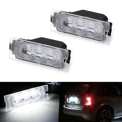 WHITE For Ford Edge/Escape Mercury Mariner SEL LED License Plate Lights Housing - Image 1 of 4