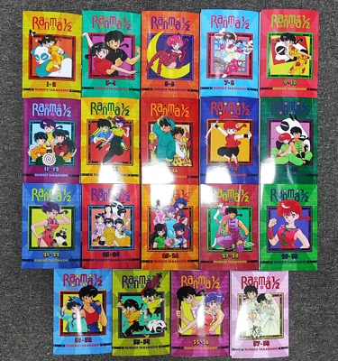 Manga Ranma 1/2 Omnibus Edition Volume 1-38 (END) LOOSE Set English Comic - Image 1 of 4
