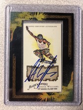 2008 Topps Allen & Ginter’s - Framed Mini Autographs Auto Stevie Williams