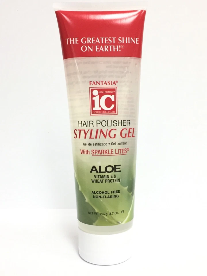 Gel de peinado pulidor de cabello Fantasia IC con Sparkle Lites - Aloe, 8,7 oz Foto 1 de 1