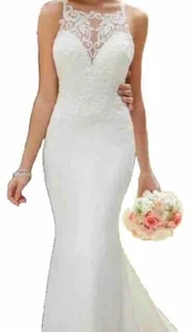 Wedding Dress Size 12 Stella York New Sample 6404 No Tariffs ! - Picture 1 of 4
