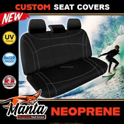 Manta Neoprene Rear Seat Covers FORD FAIRLANE FAIRMONT BA GHIA SEDAN 2002-9/2005 - image 1 of 4