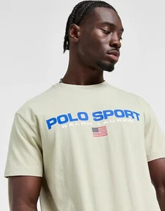 Polo Ralph Lauren T-Shirt Classic Fit Cotton Polo Sport Exclusive Logo Size L - Picture 1 of 5