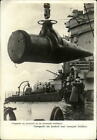 REAL Photo loading a shell on a British Navy ship military Spanish RP WWII?