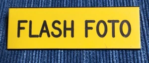 Rara Vintage Disney FLASH FOTO MEMBRO DEL CAST Tag Badge Fotografia Disneyland ~890A - Foto 1 di 2