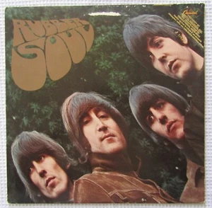 The Beatles Rubber Soul Promo LP Vinyl Purple Label - Picture 1 of 7