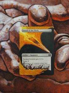 Magic the Gathering Sword of the Meek #3 Hand Painted Unique Custom MTG Alter - Picture 1 of 1