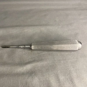 Vtg Misdom-Frank Dental Tooth Elevator Straight Surgical Germany Stainless - Picture 1 of 8
