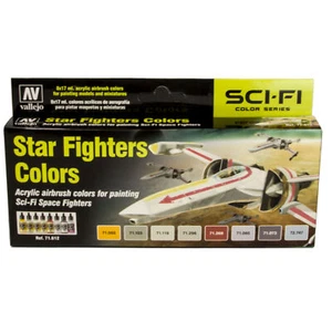(161,76€/1l) Vallejo Model Air Set 8x 17ml Star Fighters Colors 17ml 71612 - Bild 1 von 3