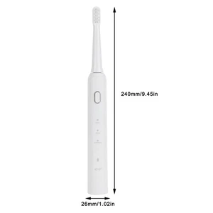 Waterproof Adult Electric Toothbrush Ultrasonic Sonic Toothbrush USB Charging - Picture 1 of 24