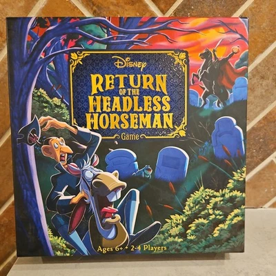 Disney Return of the Headless Horseman Juego de Mesa Carreras Sleepy Hollow Spooky Foto 1 de 4