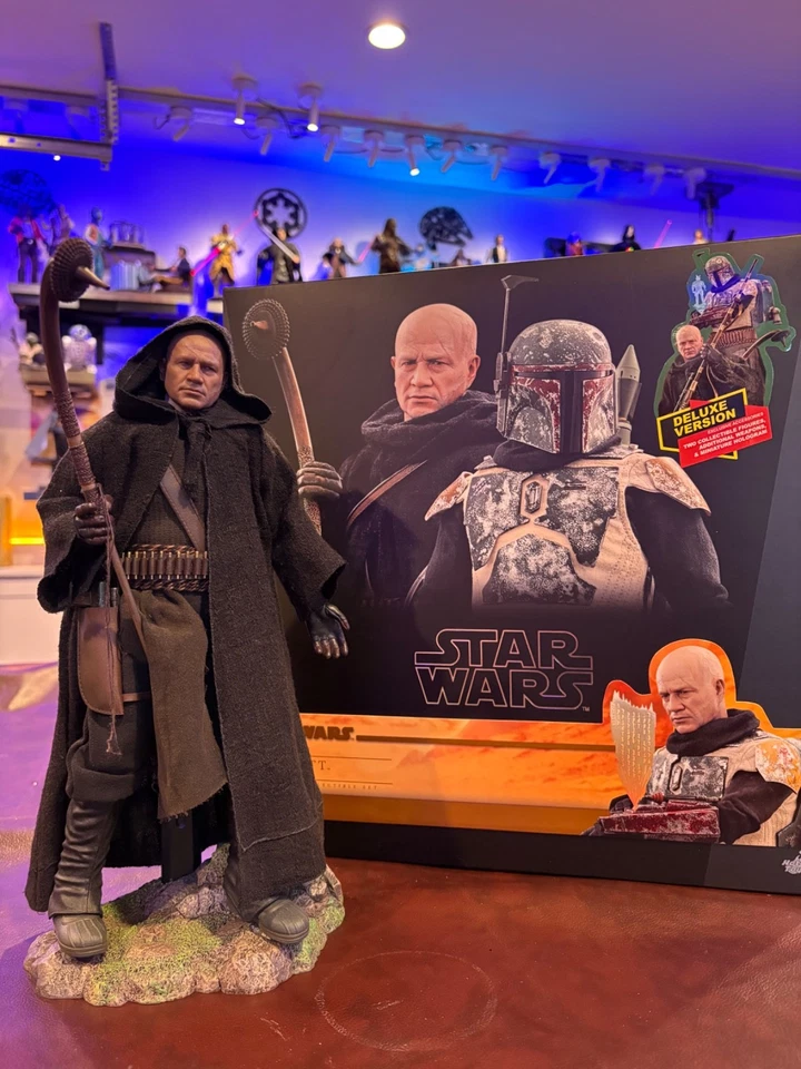 Hot Toys Boba Fett Deluxe Version TMS034 2 figure set  1/6 Scale 2-pack - Image 1 of 4