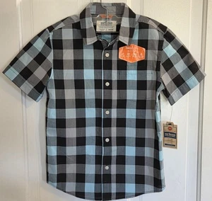 Urban Pipeline Short Sleeve Button Front Shirt Youth Size Medium - New With Tags - Picture 1 of 11