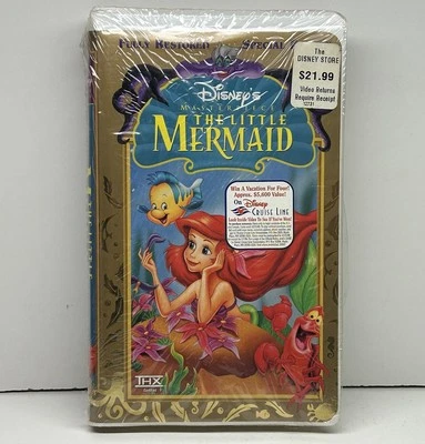 The Little Mermaid Disney VHS Video Tape Masterpiece Special Edition Nearly New! - Image 1 of 4