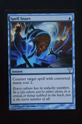 Magic The Gathering MTG SPELL SNARE Dissension LP Lightly Played - Image 1 of 2