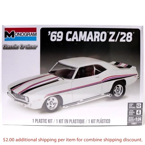 Revell Monogram Classic Cruiser 1969 Camaro Z/28 1 24 Scale Model Car Kit