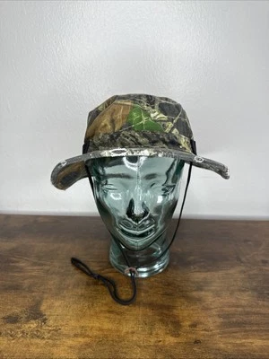 Mossy Oak Green Camouflage Bucket Hat Boonie Cap Size L/XL - Image 1 of 4