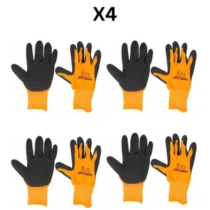 Horizon Work Latex Foam Coated Gloves (High Visibility) - Pack Of 4 - Picture 1 of 1