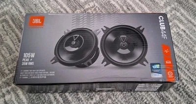 JBL 210W TOTAL 2-WAY 4 INCH 10cm CAR/VAN DOOR/SHELF COAXIAL SPEAKERS NEW PAIR - Image 1 of 3