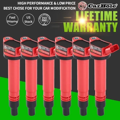 6Pcs High Performance Ignition Coil Bobina For LEXUS RX350 2007-2015 3.5L V6 NEW - Image 1 of 4
