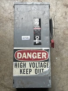 General Electric TH3363R Heavy Duty Safety Switch 100 Amp 600 Vac - Picture 1 of 8