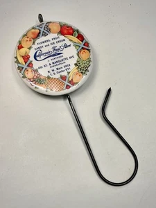 RARE Antique CALIFORNIA FRUIT STORE Celluloid Advertising Receipt Bill Hook - Picture 1 of 5