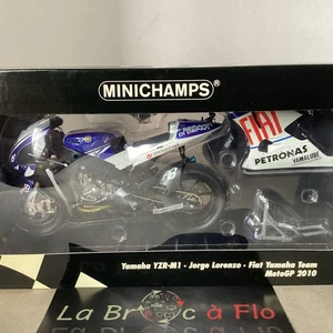 Minichamps 1/12 Collection Moto , Yamaha YZR-M1 , Jorge Lorenzo Fiât Yamaha 2010 - Imagen 1 de 7