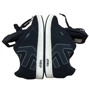 ETNIES Skateboard Shoes Fader Men 9 Black/Green Y2k Skater Chunky Low Rare NWOT - Picture 1 of 24