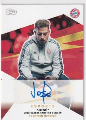 Topps Bavaria Munich Team Set 2022 Jose Carlos Sanchez Guillen Autograph - Image 1 of 2