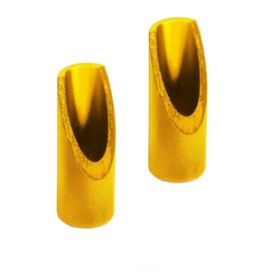 2pcs Gold Aluminum Motorcycle Motorbike Foot Pegs for Honda Ruckus Zoomer - Picture 1 of 6