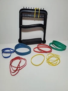 Ejercitador de manos ergonómico negro con bandas elásticas surtidas para resistencia - Imagen 1 de 1