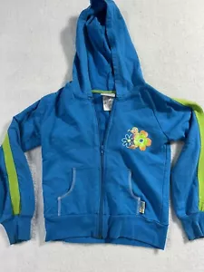 Vintage Lizzie McGuire Mädchen 7/8 blau Reißverschluss Hoodie - Bild 1 von 5
