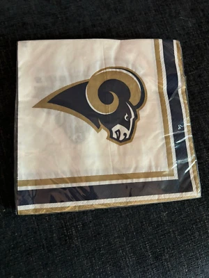 Servilletas de papel para almuerzo de fiesta de 16 quilates deportes de fútbol profesional de la NFL Saint Louis Rams Foto 1 de 2