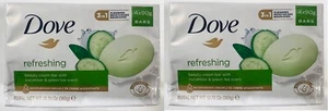 2 X DOVE Refreshing Beauty Cream Bar 4 X 90g (8 Bars Total) - Picture 1 of 4