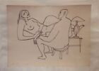 Will Petersen (1928-1994) Listed artist Original ink drawing trio