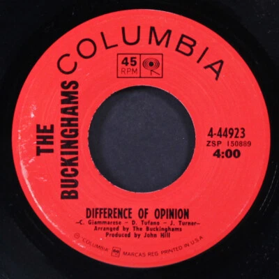BUCKINGHAMS: it's a beautiful day (for lovin') / difference of opinion COLUMBIA - Image 1 of 2