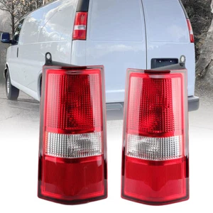 For Chevy Express/GMC Savana 2003-2022 2023 Halogen Tail Light Left+Right Pair - Picture 1 of 8